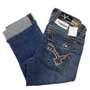 NWT Women's Denim Capri Jeans Size 1